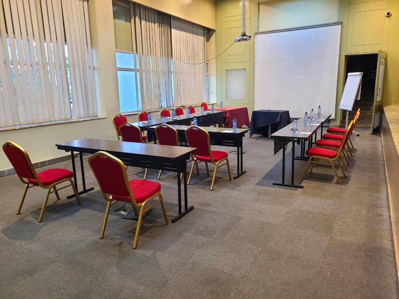 The natural-lit Lukenya Hall event space