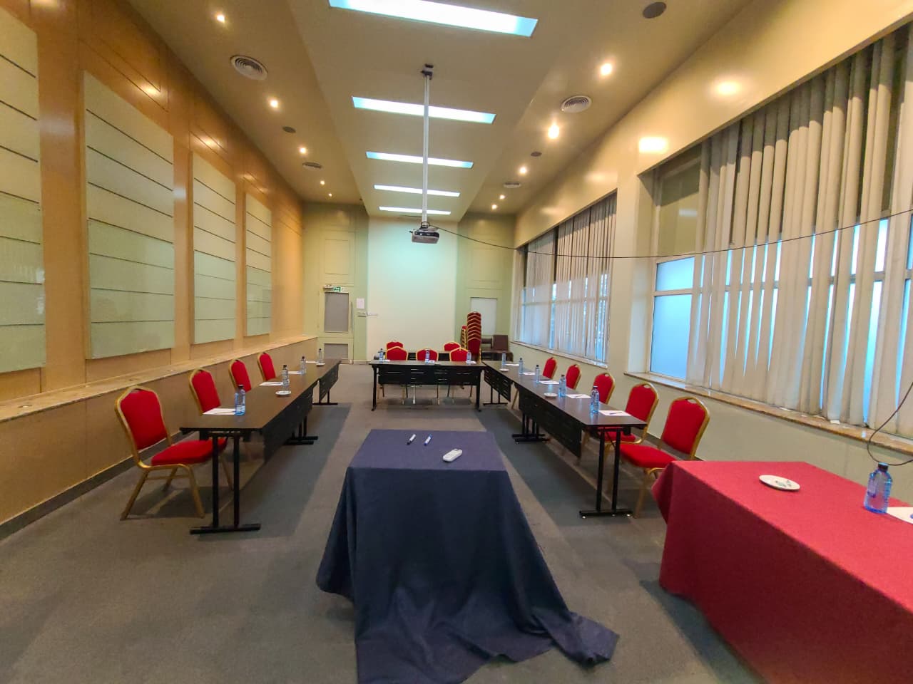 The Lukenya Hall configured for a training seminar